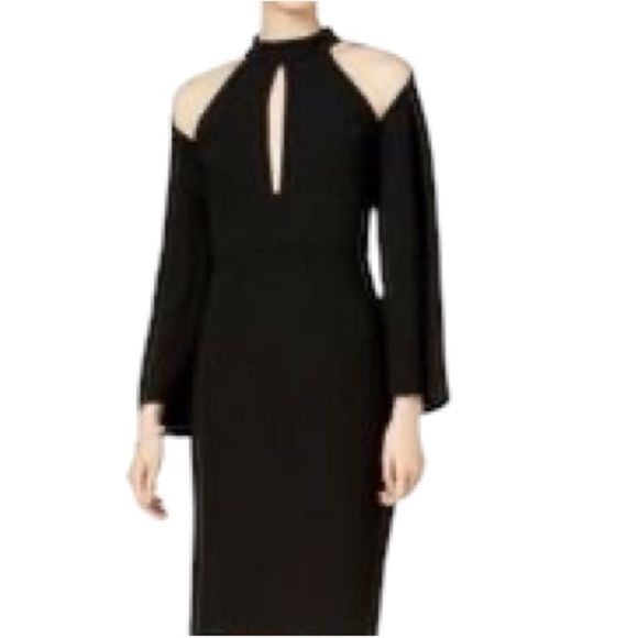 Bardot Black Midi Dress Size 4 NWT - Picture 2 of 8